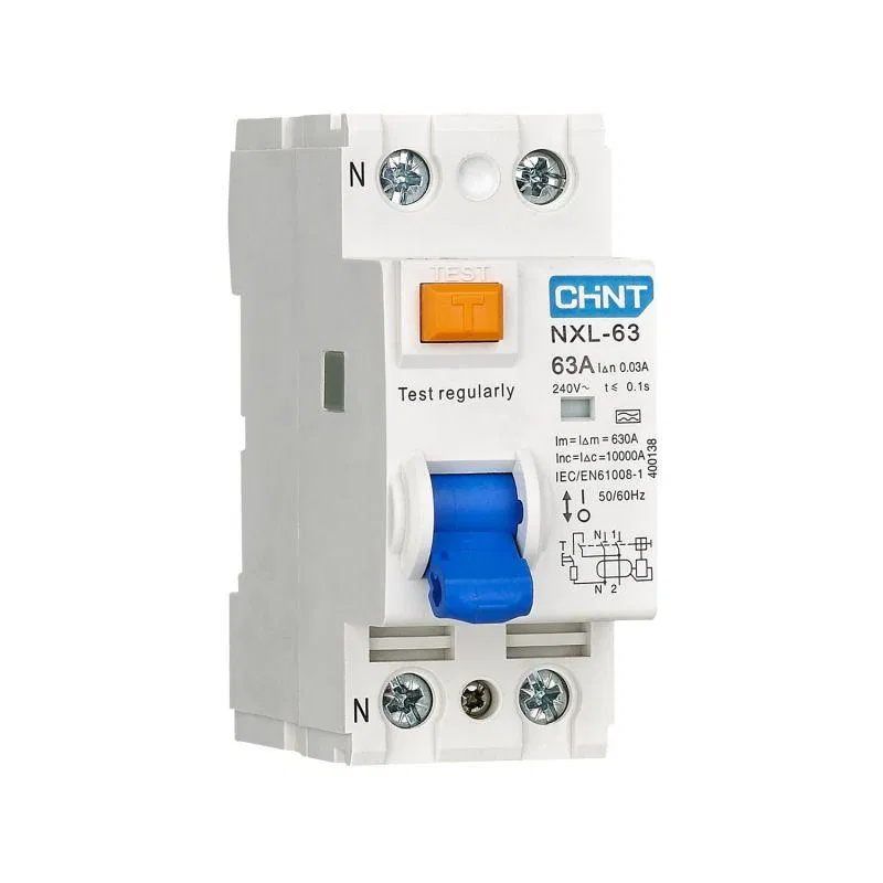 剩余电流动作保护器 (RCD) 2P 25A 30mA type AC NXL-63 6kA (R) CHINT 280721