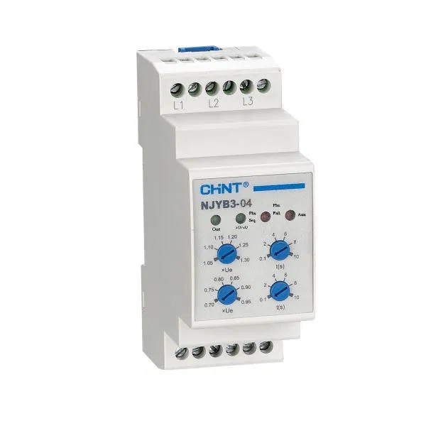 Реле контроля фаз NJYB3-8 415В AC (R) CHINT 292488