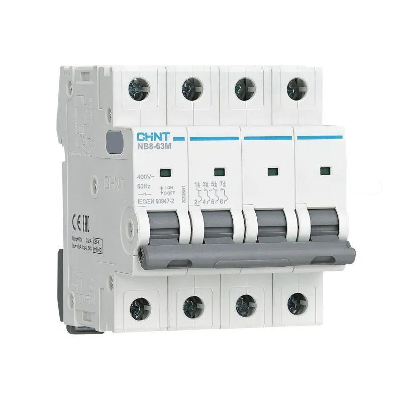 Выключатель автоматический NB8-63M 4п 25А 12In (D) (R) CHINT 320870