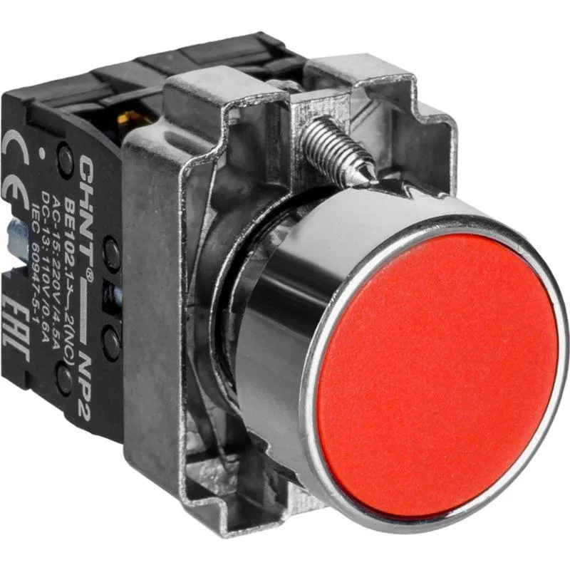 NP2-BA45 control button without red illumination 1NC +1NO IP40 CHINT 573764