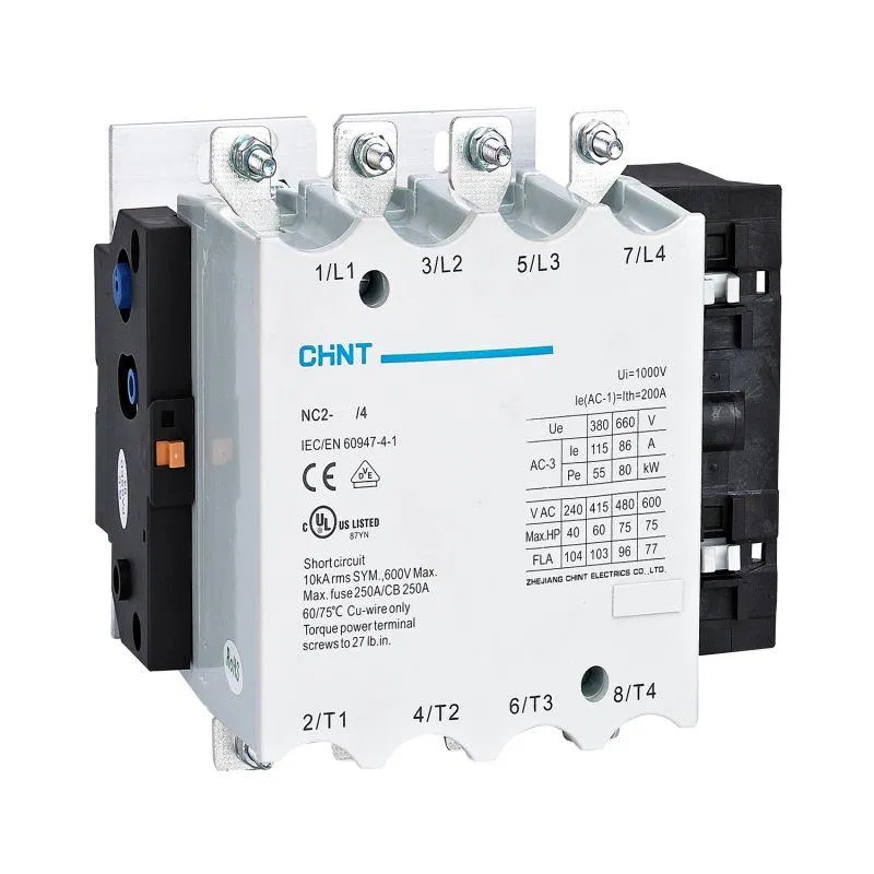 Контактор NC2-185/4 185А 4п 220-240В/АС3 50Гц (R) CHINT 671436