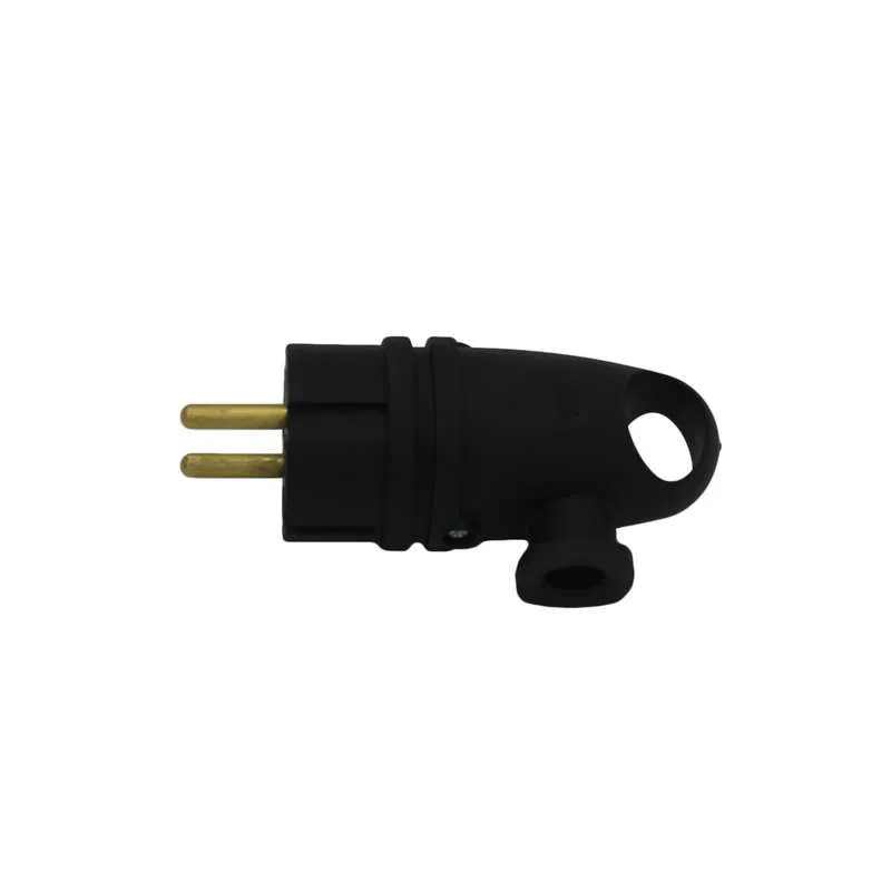 Electric plug straight B16-002 UHL3 with grounding rubber with ring indiv. pack. Vitebsk 0305-00110 CHPTUP VETP Svet Vitebsk