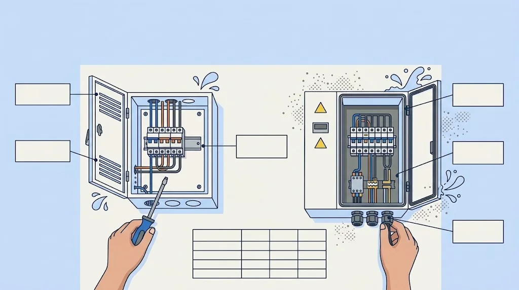 IP44 vs IP54 protection rating for electrical panels: which to choose for outdoor use?