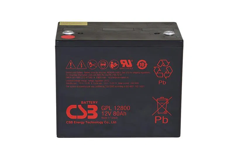 Аккумулятор 12В 80А.ч CSB GPL12800 CSB