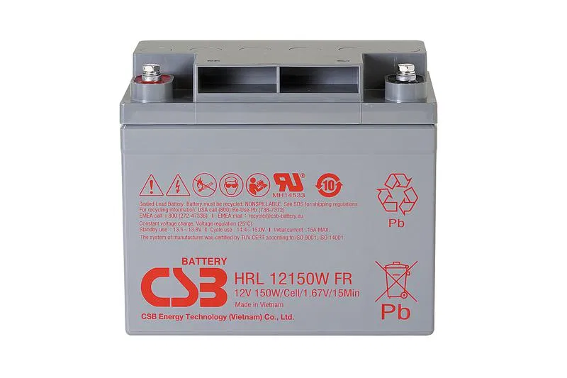 Аккумулятор 12В 38А.ч CSB HRL12150W FR CSB