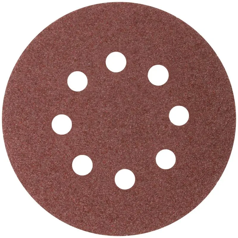 Набор кругов шлифовальных абразивных перфорир. на ворсовой основе под "липучку" ПРОФИ/Profi Р36 125мм (уп.5шт) Cutop 85-616