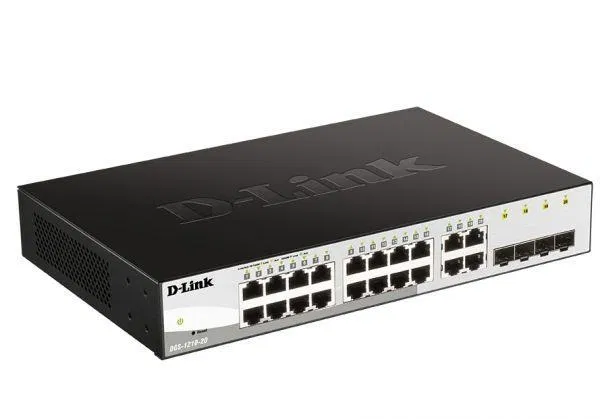 Коммутатор настраиваемый DGS-1210-20/F2A WebSmart (16 портов 10/100/1000Base-T и 4 комбо-порта 100/1000Base-T/SFP) D-link 1866959
