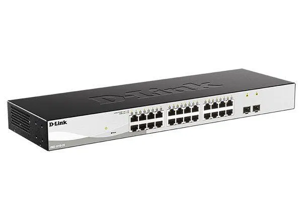 Коммутатор настраиваемый DGS-1210-26/F3A WebSmart (24 порта 10/100/1000Base-T и 2 порта 1000Base-X SFP) D-link 1868854