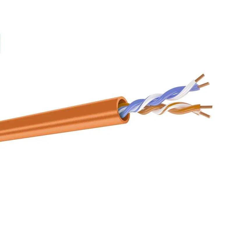 U/UTP 双绞线 Cat.5E 2对 0.51 ±0.01 LSZH нг(А)-HF 橙色 (500m装) Datarex DR-140010