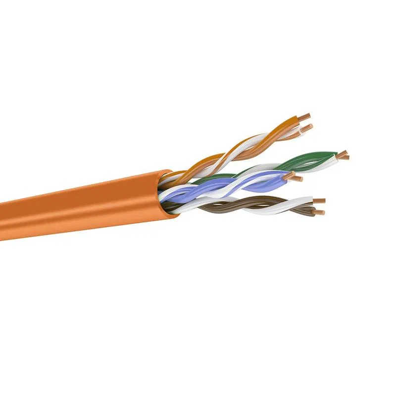 Кабель витая пара U/UTP кат.5E 4 пары 0.51 +/0.01 LSZH нг(А)-HF оранж. (уп.305м) Datarex DR-140013