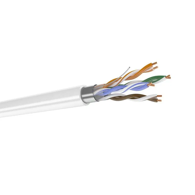 F/UTP 双绞线 Cat.5E 4对 芯径 0.52 PVCLS нг(А)-LSLTx 白色 (305m装) Datarex DR-140107