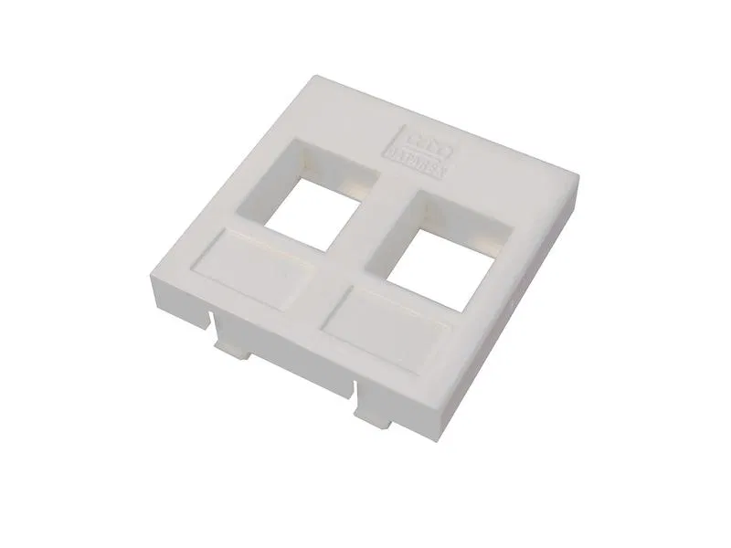Mosaic Adapter 45x45mm for Keystone module 2 ports white Datarex DR-5303
