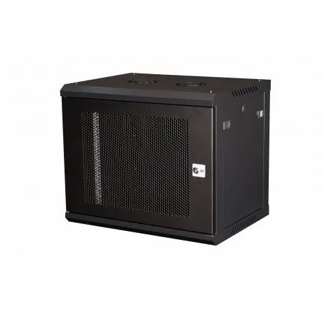 Шкаф настенный 19дюйм 12U 600х450 дверь перфорир. сер. Datarex DR-620210