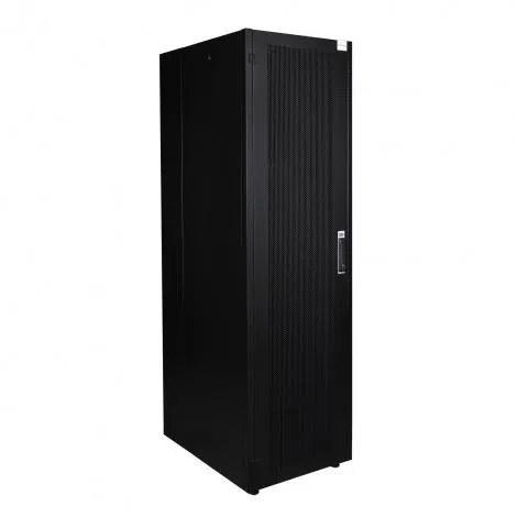 Шкаф напольный 19дюйм 20U 600х800 передн. дверь перфорир.; задн. стенка перфорир. сер. Datarex DR-721010