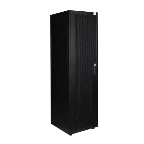 Шкаф напольный 19дюйм 26U 600х600 передн. дверь перфорир.; задн. стенка перфорир. сер. Datarex DR-721200