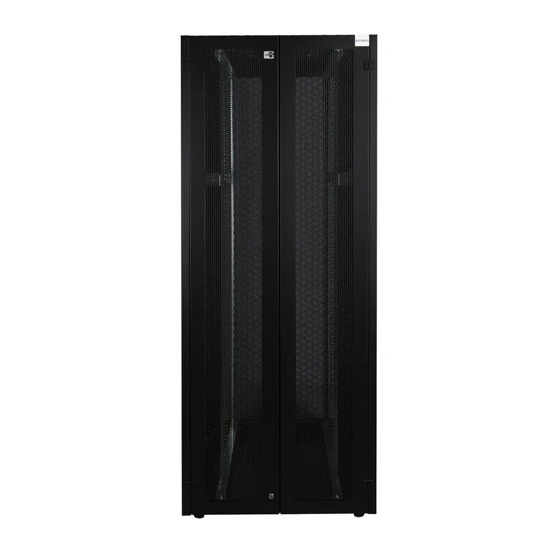 Шкаф напольный 19дюйм 32U 800х800 двойн. передн. дверь перфорир.; двойн. задн. дверь перфорир. черн. Datarex DR-759321