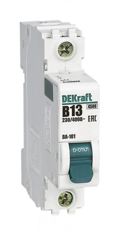 Modular automatic switch 1p B 13A 4.5kA BA-101 DEKraft 11148DEK