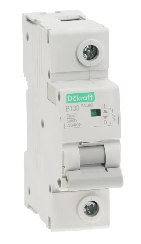 Circuit breaker 1p B 100A 15kA ВА-203 DEKraft 13556DEK