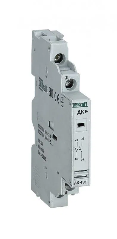 Side auxiliary contact 2NO for VA-431 DEKraft 21270DEK