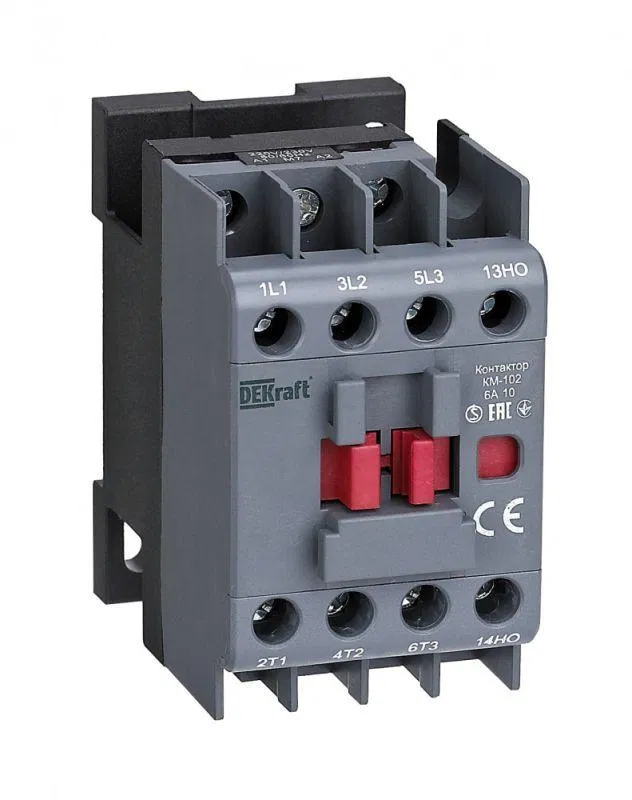 交流接触器 KM-102 6A 类别 110V AC 1NO AC-3 AC-4 DEKraft 22060DEK