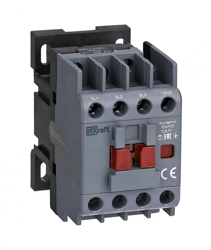 Contactor KM-102 12A cat. 36V AC 1NO AC-3 AC-4 DEKraft 22075DEK