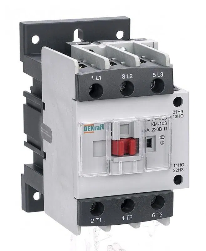 Contactor KM-103 40A cat. 380V AC 1NO+1NC AC-3 DEKraft 22129DEK