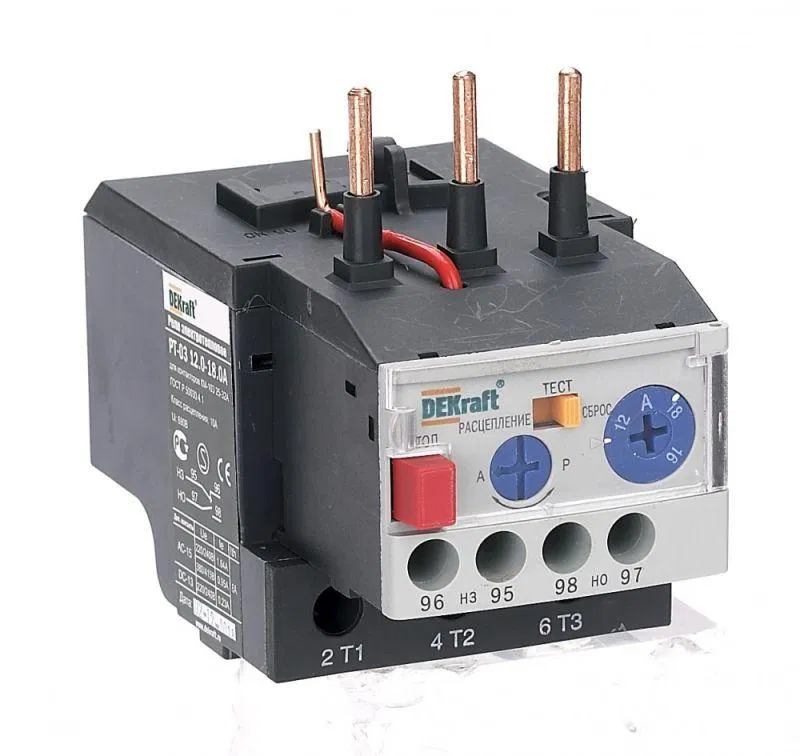 Thermal relay RT-03 12.0-18.0A for contactors 25-32A DEKraft 23120DEK