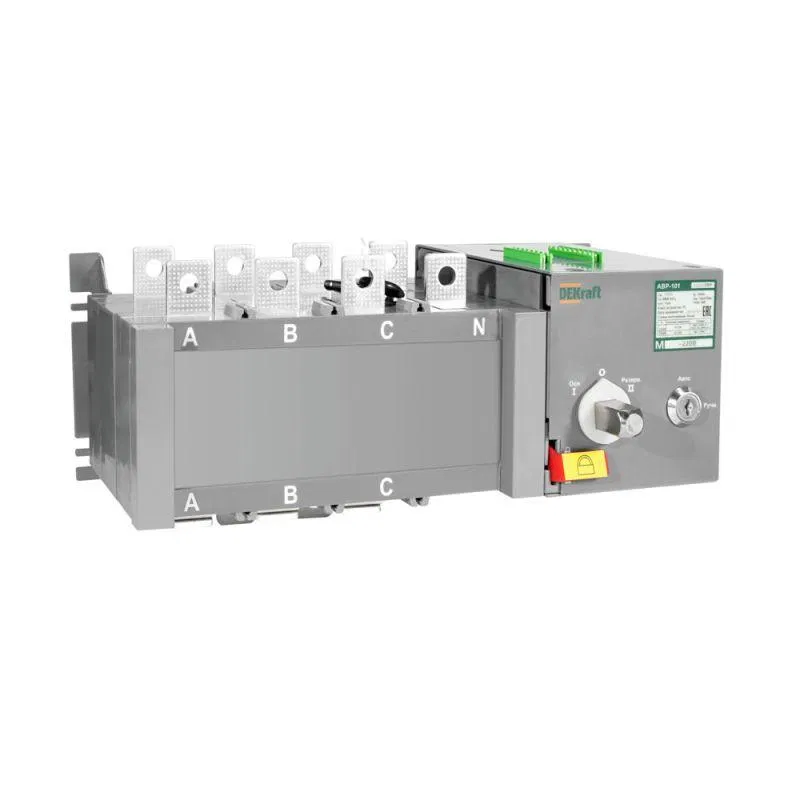 自动备用电源切换开关 AVR-103 2p 250A 10kA 反转式，断路器带电动操作机构 DEKraft 42044DEK