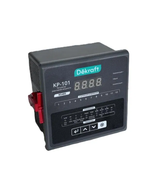 Регулятор реактивной мощности КР-101 380В АС 10 ступеней DEKraft 50571DEK