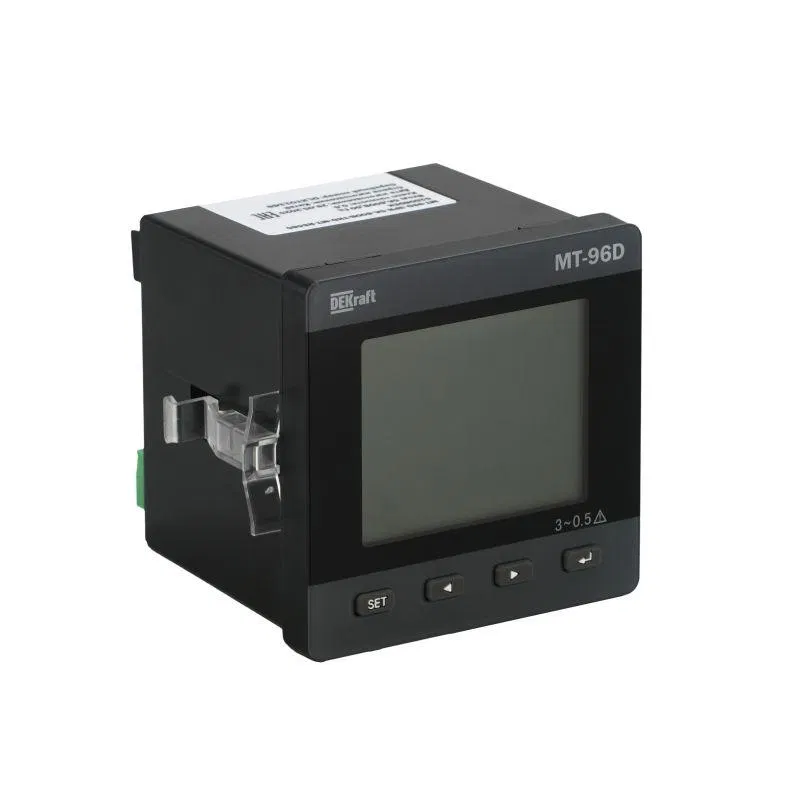 Мультиметр 96х96мм 3ф вход 600В 5А THD+multi-tariff RS485 МТ-96D DEKraft 51508DEK