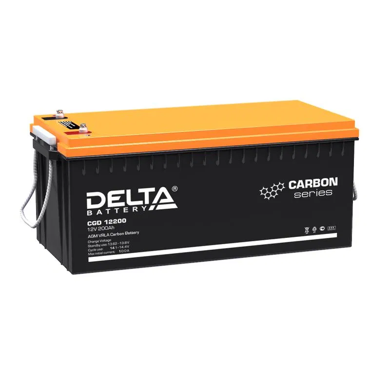 Аккумулятор профессиональный 12В 200А.ч CGD 12200 Delta 4614010020005
