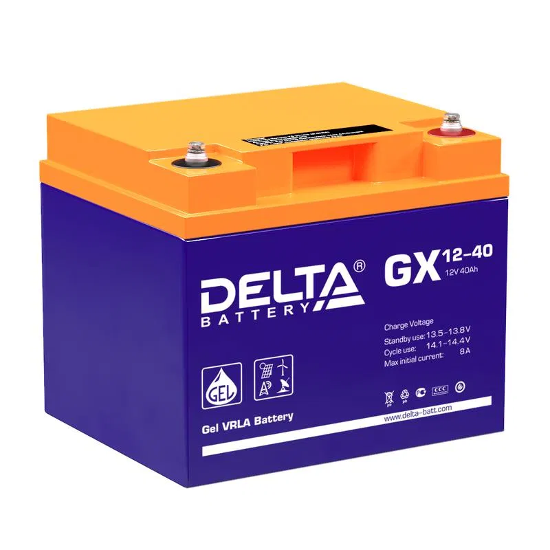 12V 40Ah 蓄电池 GX 12-40 Delta 4614010170011