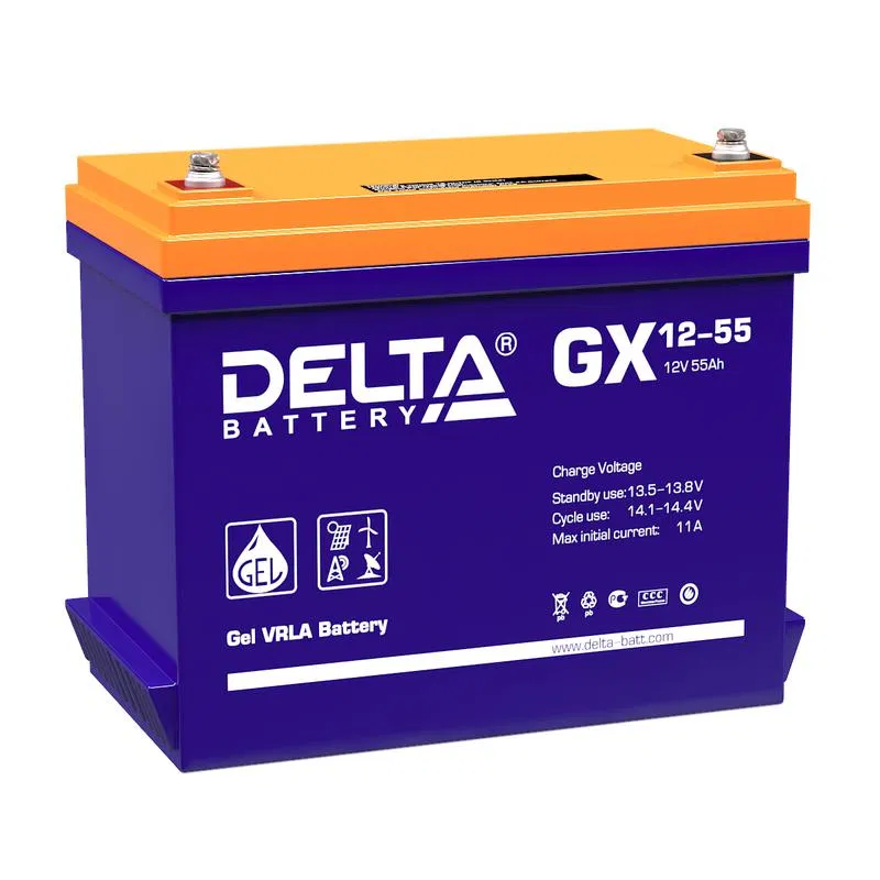 Battery 12V 55Ah GX 12-55 Delta 4614010170021
