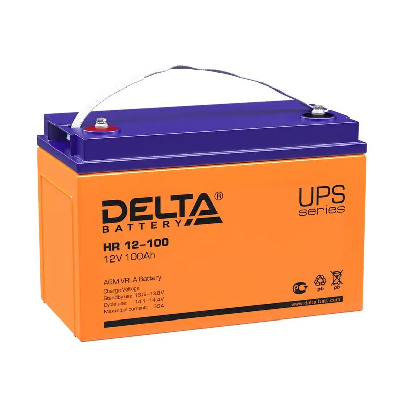UPS蓄电池 12V 100Ah HR 12-100 Delta 4614010180002