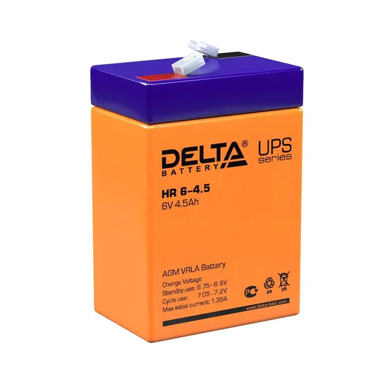 UPS Battery 6V 4.5Ah HR 6-4.5 Delta 4614010180016