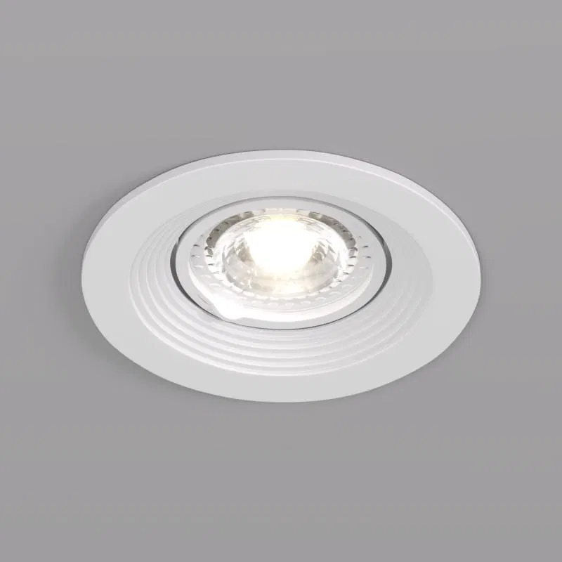 Светильник 10Вт GU5.3 IP20 LED встраив. пластик бел. DENKIRS 588301