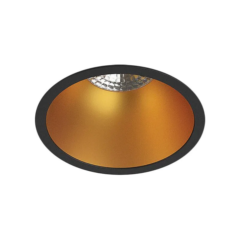 Светильник 10Вт GU5.3 IP20 LED встраив. пластик черн./зол. DENKIRS 593127