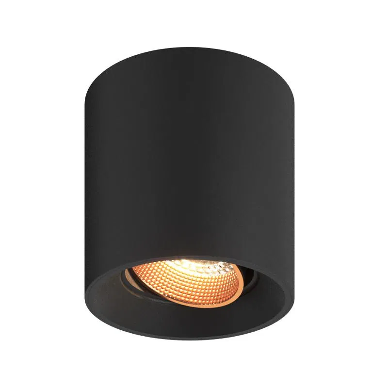 Светильник 10Вт GU5.3 IP20 LED накладной пластик черн./бронз. DENKIRS 631270
