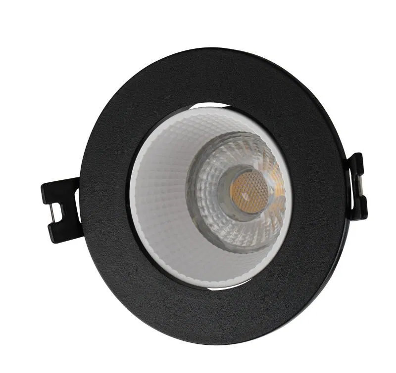 Светильник 10Вт GU5.3 IP20 LED встраив. пластик черн./бел. DENKIRS 654395
