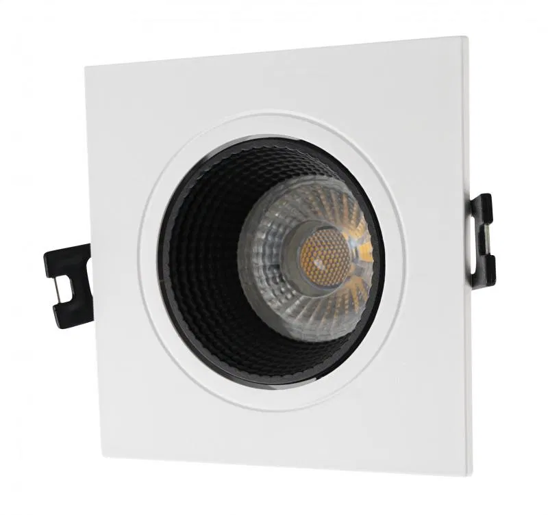 Светильник 10Вт GU5.3 IP20 LED встраив. пластик бел./черн. DENKIRS 654396