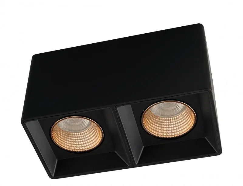 Светильник 10Вт GU5.3 IP20 LED накладной пластик черн./бронз. DENKIRS 654440