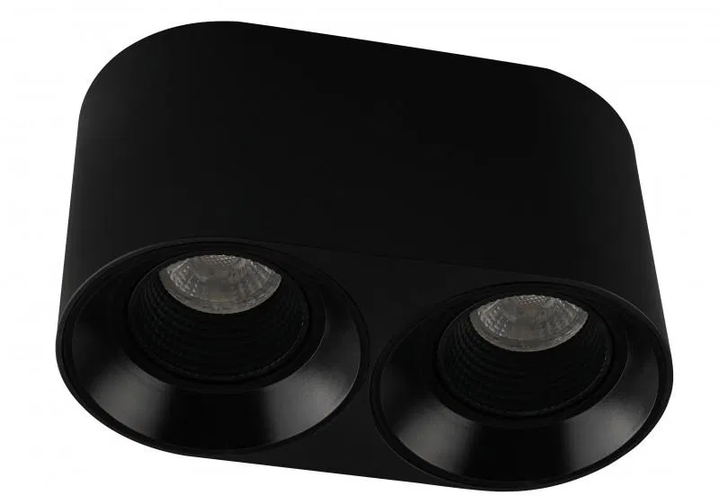 Светильник 10Вт GU5.3 IP20 LED накладной пластик черн./черн. DENKIRS 654450