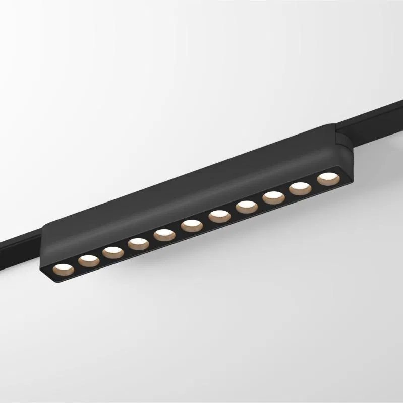 Светильник трековый Air Grill 3000 12Вт 3000К IP20 48В DC 230х26х36мм RA90 36град. со светодиодом алюм. черн. DENKIRS 723257