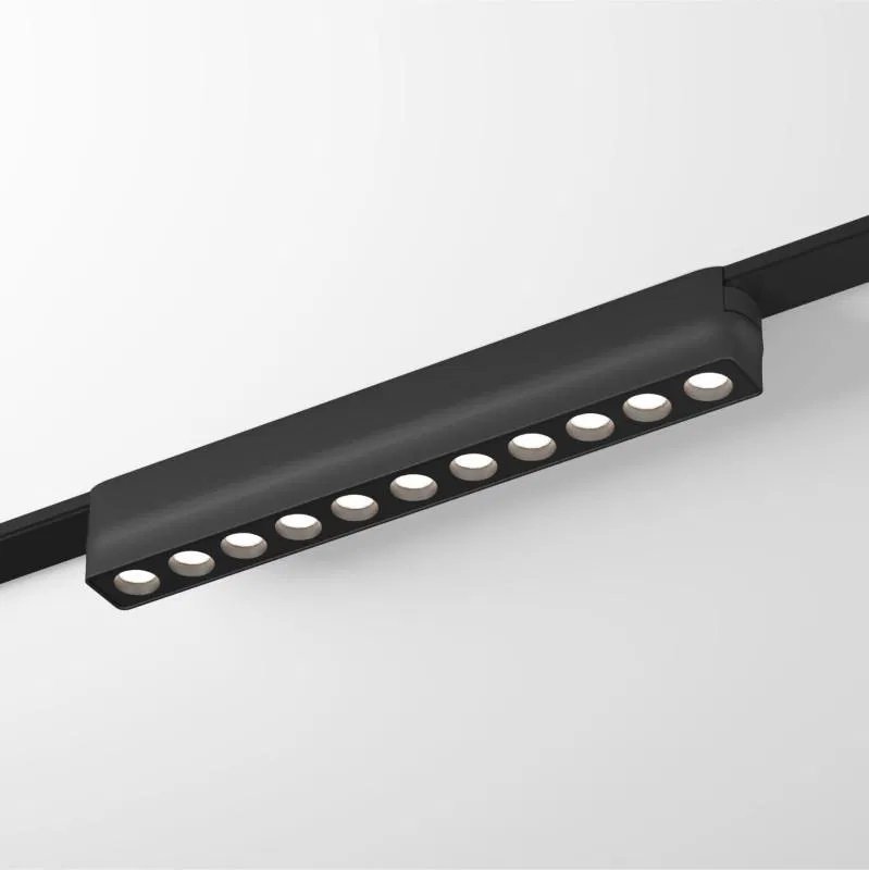 Светильник трековый Air Grill 4000 12Вт 4000К IP20 48В DC 230х26х36мм RA90 36град. со светодиодом алюм. черн. DENKIRS 723270