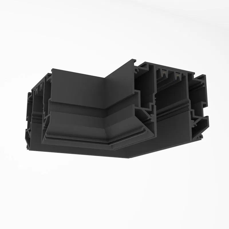 Элемент угловой трека SMART ONE 90град. алюм. черн. DENKIRS 737571