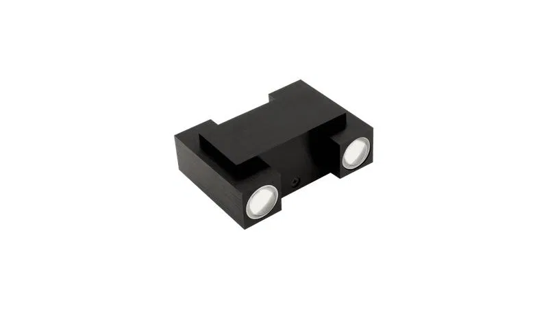 Бра двухстороннее TIP F GW-8211-12-BL-WW 12Вт 3000К IP20 черн. DesignLed 00-00002079