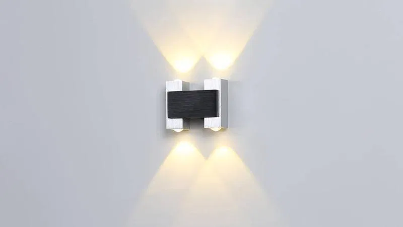 Бра двухстороннее TIP F GW-8211-12-SL-WW 12Вт 3000К IP20 серебр. DesignLed 00-00002080