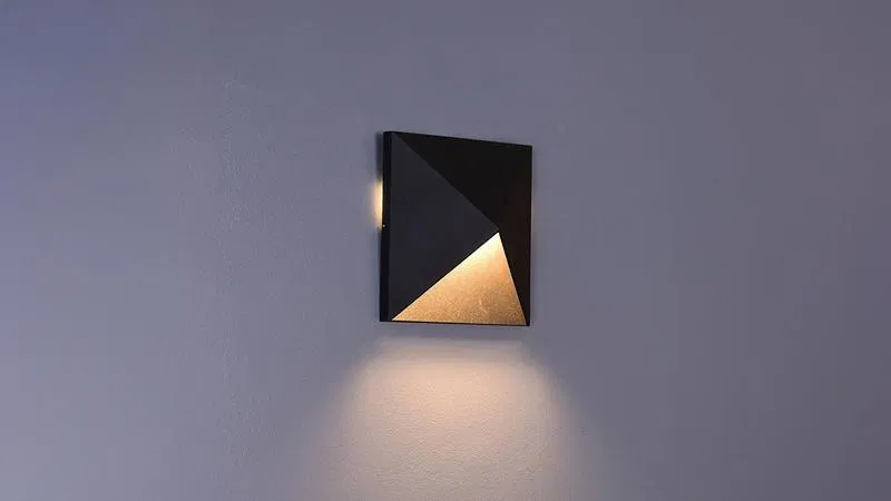 Светильник настенный KONVERT-SQ LWA0039A-BL-WW 9Вт 3000К IP54 черн. DesignLed 00-00002791