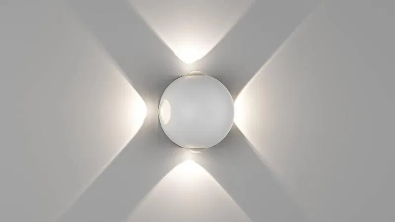 Светильник настенный SFERA-DBL GW-A161-4-4-WH-WW 4Вт 3000К IP54 бел. DesignLed 00-00003200