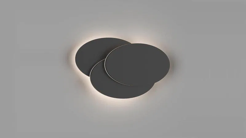 Светильник настенный O-SHADE GW-6809R-12-BL-WW 12Вт 3000К IP20 черн. DesignLed 00-00003205
